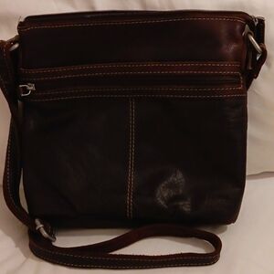 JACK GEORGES LEATHER BAG